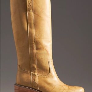 Major ISO Women's Tan Leather Knee-High Boots